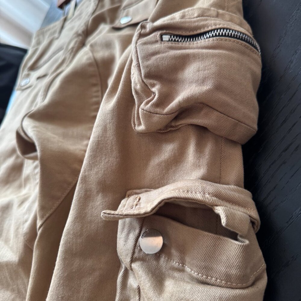 AMIRI Men's Tactical Cargo Pants in Brown Size 34